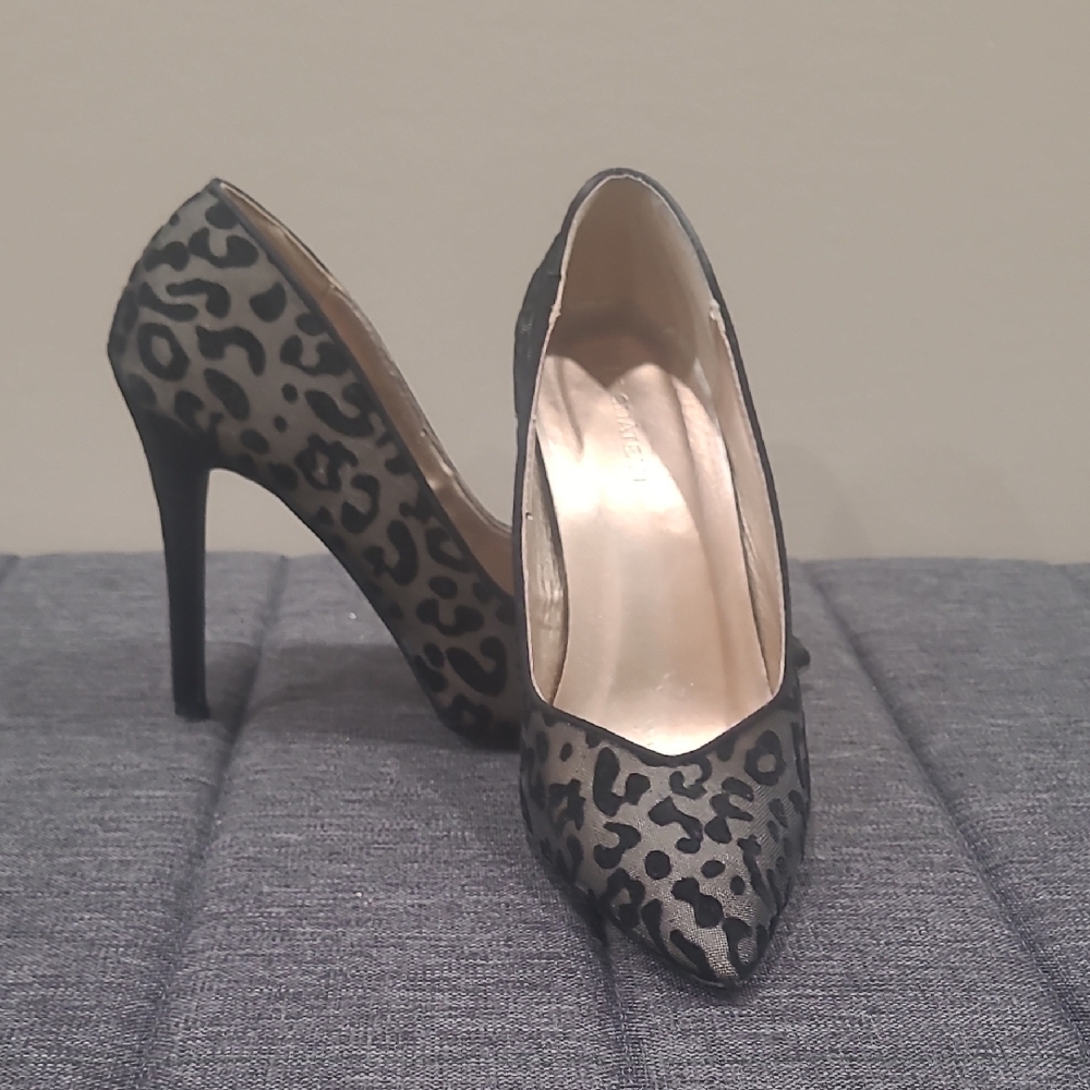 Leopard Print Women's Heels